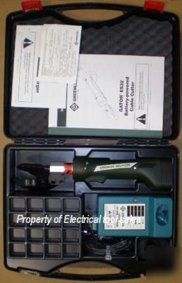 Greenlee gator ES32-12 hydraulic battery cable cutter 
