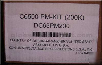 Konica minolta C6500 pm kit 200K