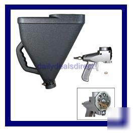 New air hopper spray gun for drywall texture ceiling
