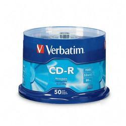 New verbatim datalifeplus 52X cd-r media 94523
