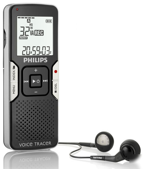 Philips LFH622 MP3 digital voice recorder tracer player