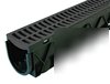 Trench storm drain channel & grate driveway concrete