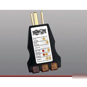 Tripplite CT120-3-led plug-in circuit tester - w/ 2 