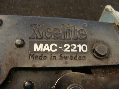 Xcelite maxi-crimpers w/ mac-2210 die set