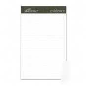 Ampad evidence white legal rule perforated pad |1 dz|