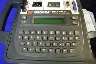 Avo megger pat 4 dvf/3 pat tester