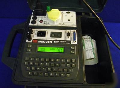Avo megger pat 4 dvf/3 pat tester