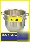New h/d 60 qt stainless steel bowl fit hobart mixer