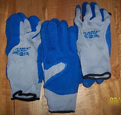 Rubber coated work garden landscaping gloves 12 pr xxl 