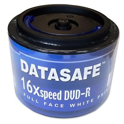50 datasafe 16X full face printable dvd-r blank dvd