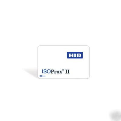 500 x hid isoprox ii proximity cards standard 26 bit