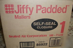 Sealed air jiffy padded self-seal mailer #1- 12 x 7 1/4