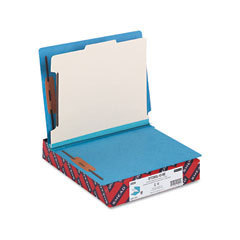 Smead colored end tab classification folders with 1 di