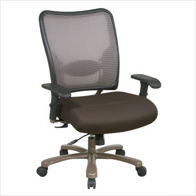 Space big tall chair air grid back mesh seat shadow