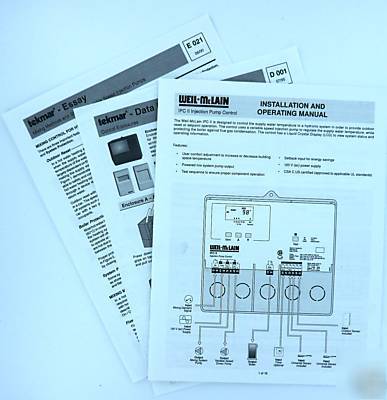 Tekmar injection pump control for weil-mclain