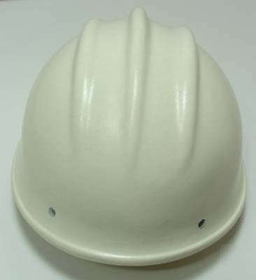 Nice white bullard hard boiled fiberglass hard hat 502