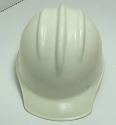 Nice white bullard hard boiled fiberglass hard hat 502