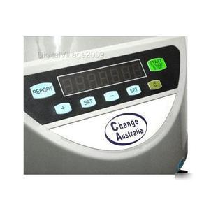 Australian automatic money cash sorter coin counter