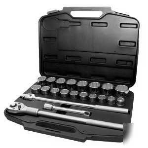 Pro-grade 19601 21-piece 3/4-inch driver sae socket set