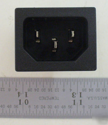 Qty 5 rich bay r-301SN(03)08 320-C14 power inlet plugs