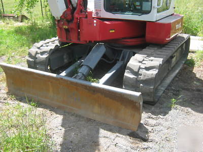 2008 takeuchi TB180FR mini excavator low hours 