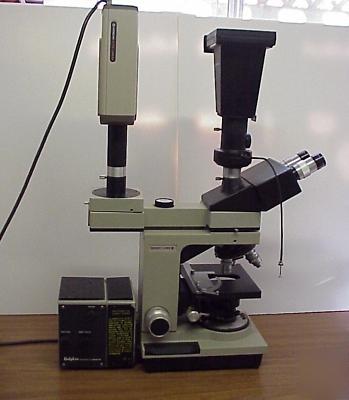 Bausch & lomb research binocular microscope, quad