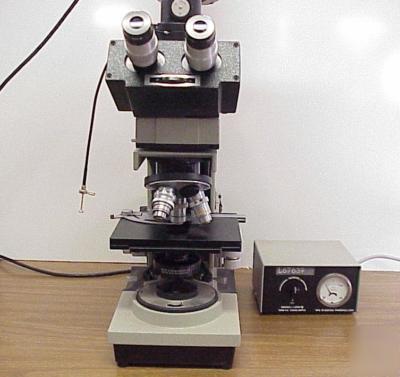 Bausch & lomb research binocular microscope, quad