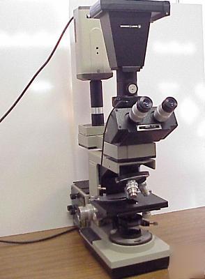 Bausch & lomb research binocular microscope, quad