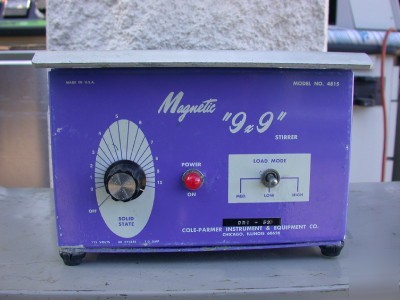 Cole-parmer 9 x 9 in. model 4815 magnetic stirrer