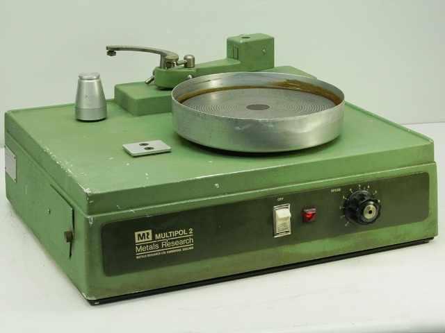 Metals research ltd mr multipol 2 lapping machine