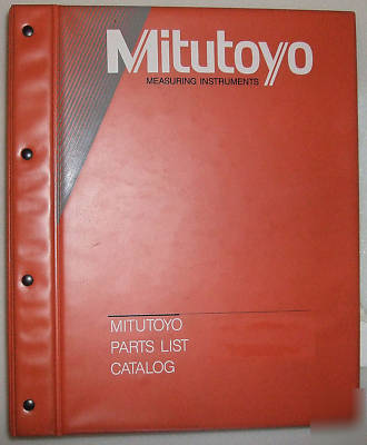 Mitutoyo parts catalog with exploded views & diagrams