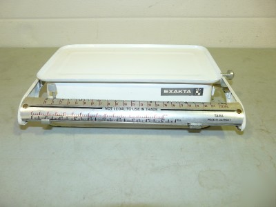 Vintage exacta tara beam scale german english & metric