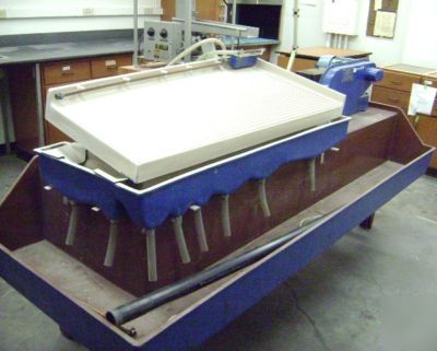 Wilfley concentrating table & eriez volumatic feeder 