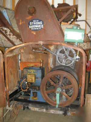 Vintage jaeger gas engine cement mixer 1 lunger hit mis