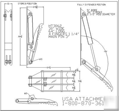 Hydraulic thumb, 30