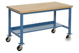 72 x 30 maple square edge packaging bench