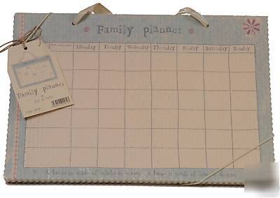 East of india family planner organiser tear off sheets 