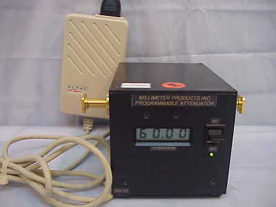 Mpi 26.5-40 ghz lcd digital prog. attenuator WR28 gpib