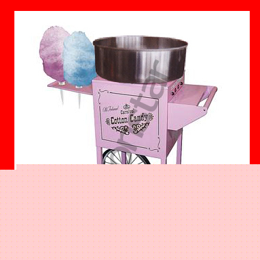 1050W electric cotton candy floss machine maker cart
