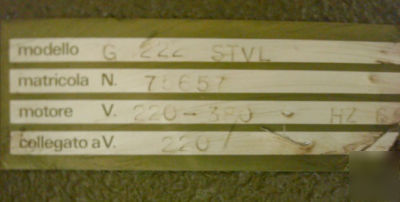 Atom G222 steel rule die cutter/clicker