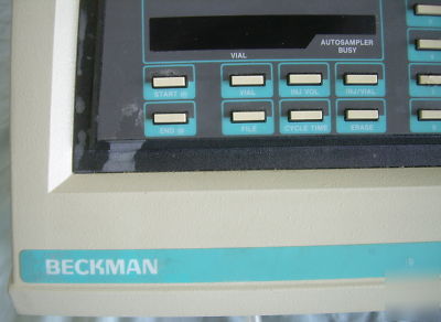 Beckman instruments 506A autosampler auto sampler &tray
