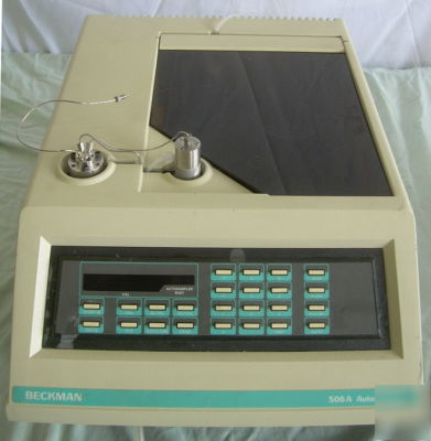 Beckman instruments 506A autosampler auto sampler &tray