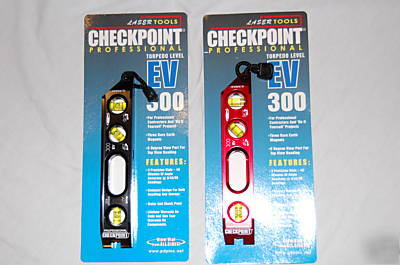 Checkpoint EV300 torpedo level lot of two