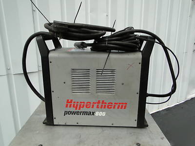 Hypertherm powermax 800 plasma cutter 220V 1 ph machine