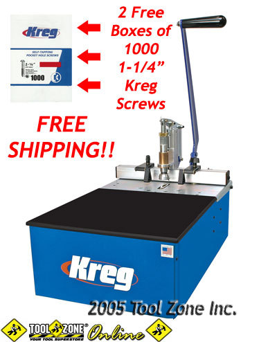 Kreg DB110 electric foreman pocket hole machine pkg 