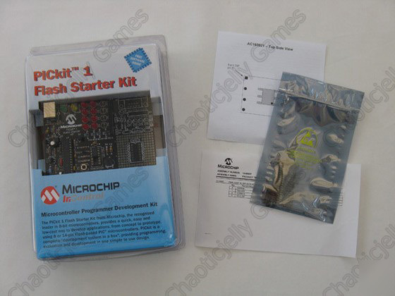 Microchip pickit 1 starter kit pic programmer + 5 ics