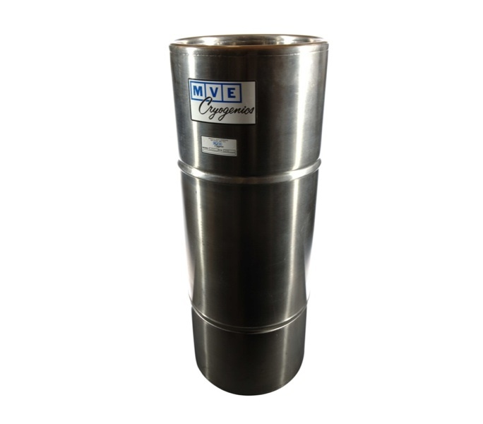 Mve 65 liter wide mouth stainless dewar j-2 quench tank