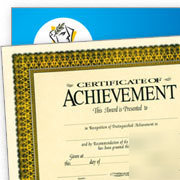 Certificate of achievement blank forms appreciation 