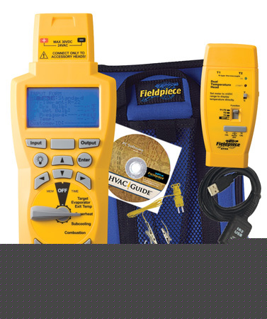 Fieldpiece HG1 hvac guide target evaporator exit temp,