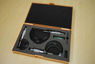 Mitutoyo outside micrometer 3 piece set 0